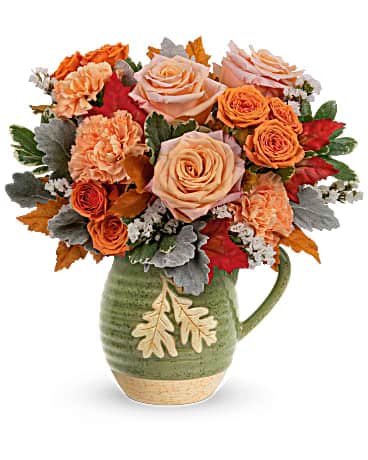 Teleflora's Rosy Autumn Bouquet