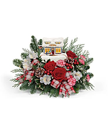 Thomas Kinkade's Festive Fudge Shoppe Bouquet