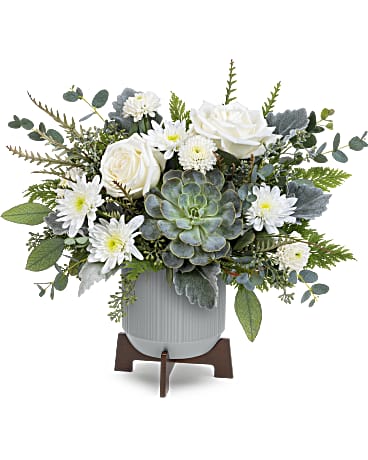 Teleflora's Tranquil Clouds Bouquet