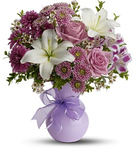 Teleflora's Precious in Purple in Hartley IA, Jackie's Floral Center