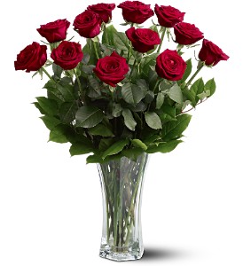 A Dozen Premium Red Roses in Hartley IA, Jackie's Floral Center