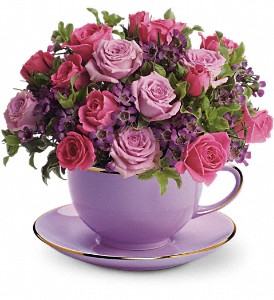 Teleflora's Cup of Roses Bouquet in Hartley IA, Jackie's Floral Center
