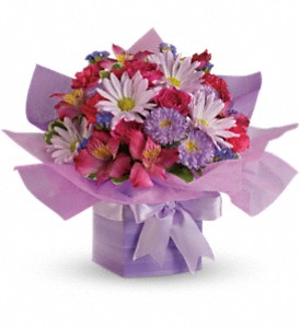 Teleflora's Lovely Lavender Present in Hartley IA, Jackie's Floral Center
