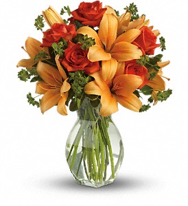 Fiery Lily and Rose in Hartley IA, Jackie's Floral Center