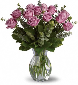 Lavender Wishes - Dozen Premium Lavender Roses in Hartley IA, Jackie's Floral Center