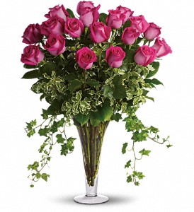 Dreaming in Pink - Long Stemmed Pink Roses in Hartley IA, Jackie's Floral Center