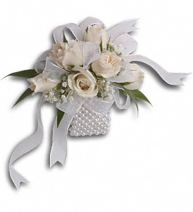 White Whisper Wristlet in Hartley IA, Jackie's Floral Center