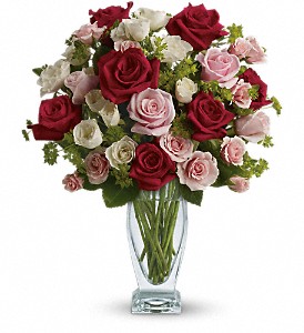 Cupid's Creation with Red Roses by Teleflora in Hartley IA, Jackie's Floral Center