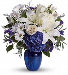 Beautiful in Blue in Hartley IA, Jackie's Floral Center