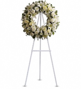 Serenity Wreath in Hartley IA, Jackie's Floral Center