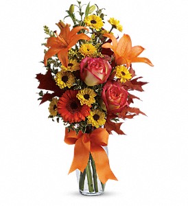 Burst of Autumn in Hartley IA, Jackie's Floral Center