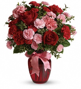 Dance with Me Bouquet with Red Roses in Hartley IA, Jackie's Floral Center