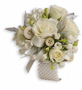 All Buttoned Up Corsage in Hartley IA, Jackie's Floral Center
