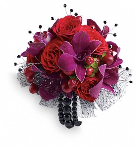 Celebrity Style Corsage in Hartley IA, Jackie's Floral Center