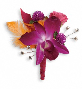 Dance 'til Dawn Boutonniere in Hartley IA, Jackie's Floral Center