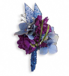 Feel The Beat Boutonniere in Hartley IA, Jackie's Floral Center
