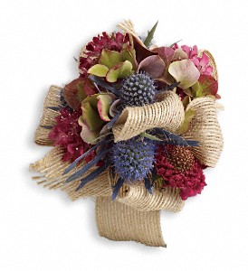 Midnight Wanderings Corsage in Hartley IA, Jackie's Floral Center