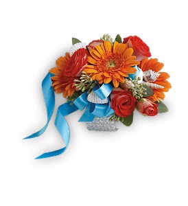 Sunset Magic Corsage in Hartley IA, Jackie's Floral Center