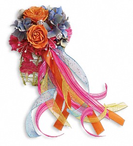 You Glow Corsage in Hartley IA, Jackie's Floral Center