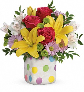 Teleflora's Delightful Dots Bouquet in Hartley IA, Jackie's Floral Center