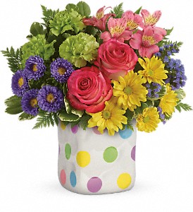 Teleflora's Happy Dots Bouquet in Hartley IA, Jackie's Floral Center
