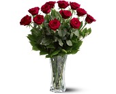 A Dozen Premium Red Roses in Hartley IA, Jackie's Floral Center