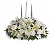 Silver Elegance Centerpiece in Hartley IA, Jackie's Floral Center